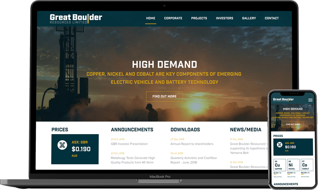 Digital marketing & web development services.