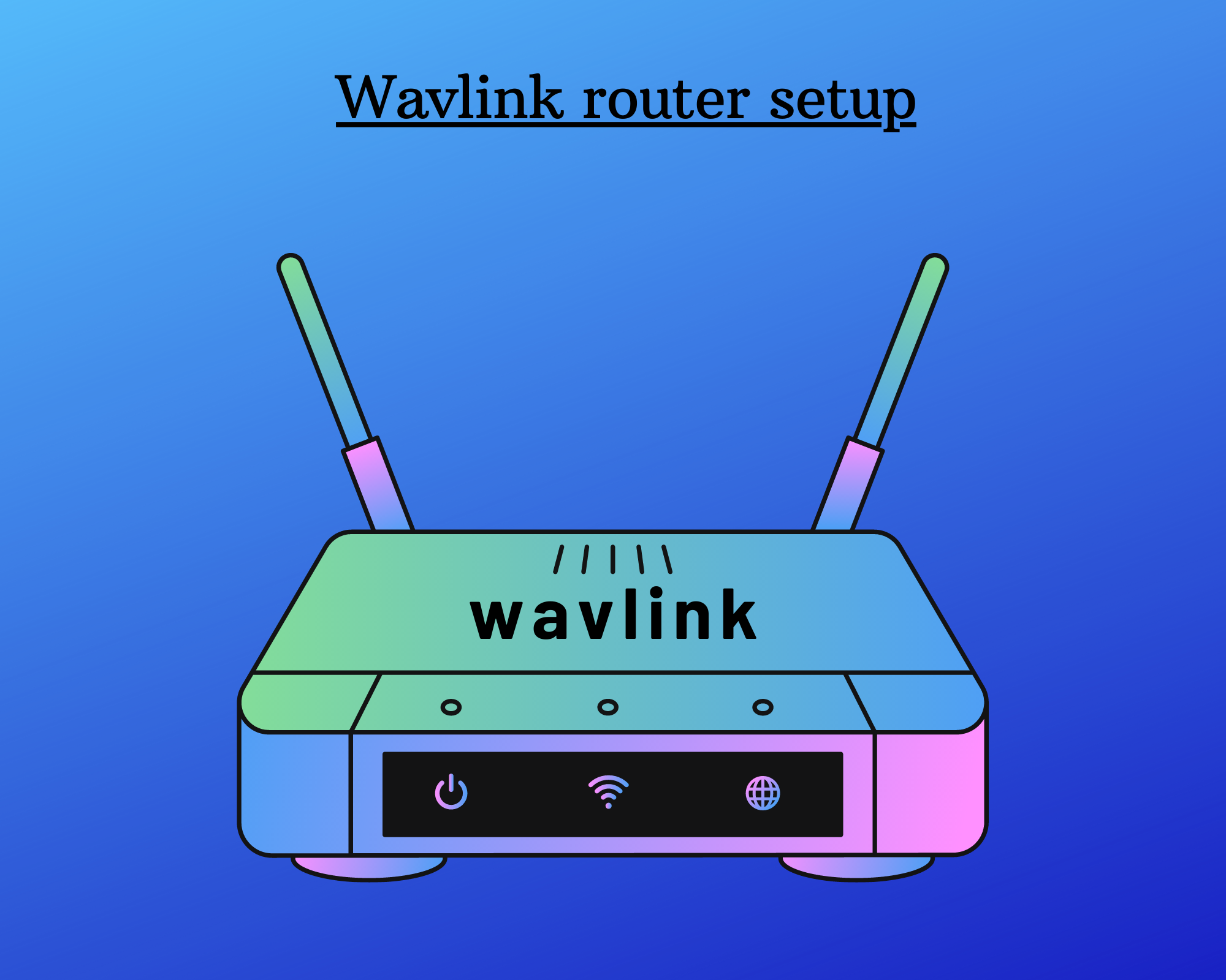 How to setup wavlink router?