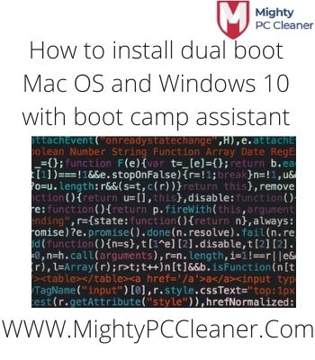 How to install dual boot Mac OS and Windows 10 with Boot Camp Assistant? (+01) 423-426-7065