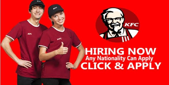 KFC Team Member – Myer Centre, Hindley Street and City Cross Job Vacancies | Study in South Australia
