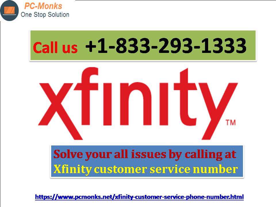 Solve your all issues by calling at Xfinity customer service number