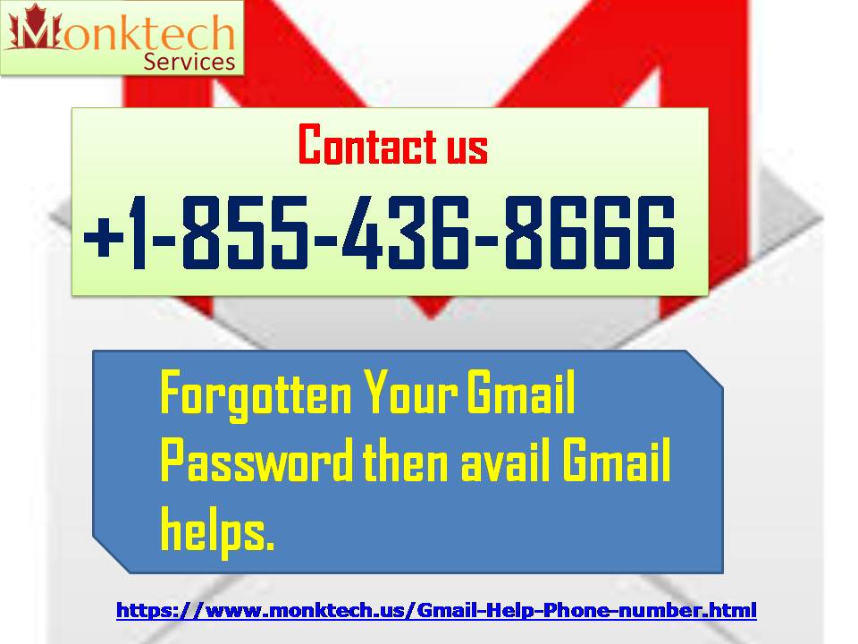 Forgotten Your Gmail Password then avail Gmail help.