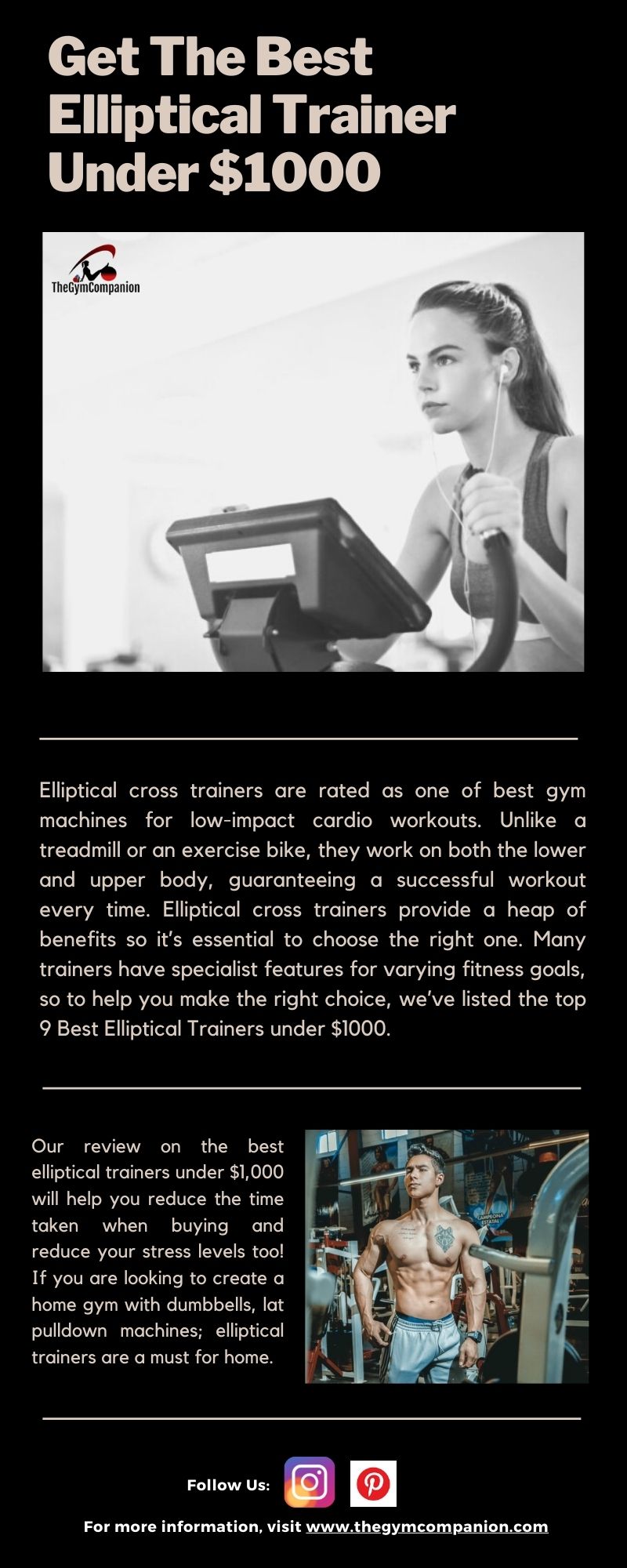 Get The Best Elliptical Trainer Under $1000