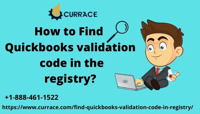Where is the QuickBooks validation code stored in the registry?