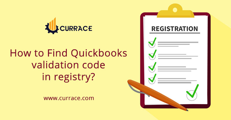 Best way to find QuickBooks Validation Code in registry...