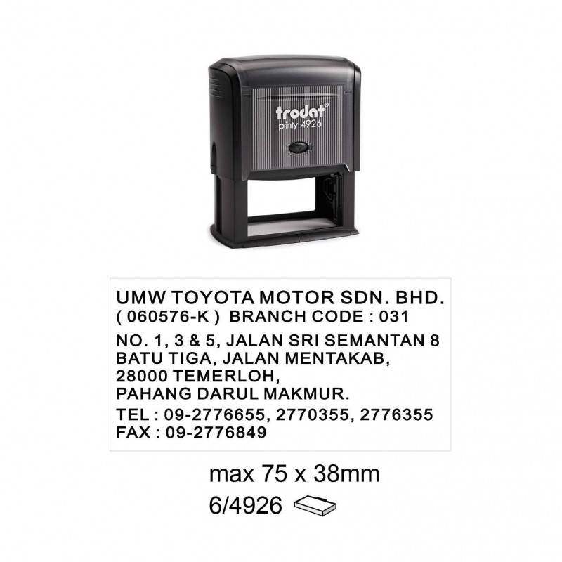 NSI Express Rubber Stamp Maker in Malaysia | Desk Signage | Wall Signage
