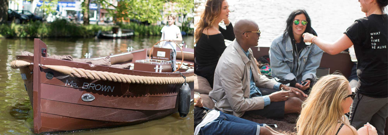 Huur een boot in Amsterdam  