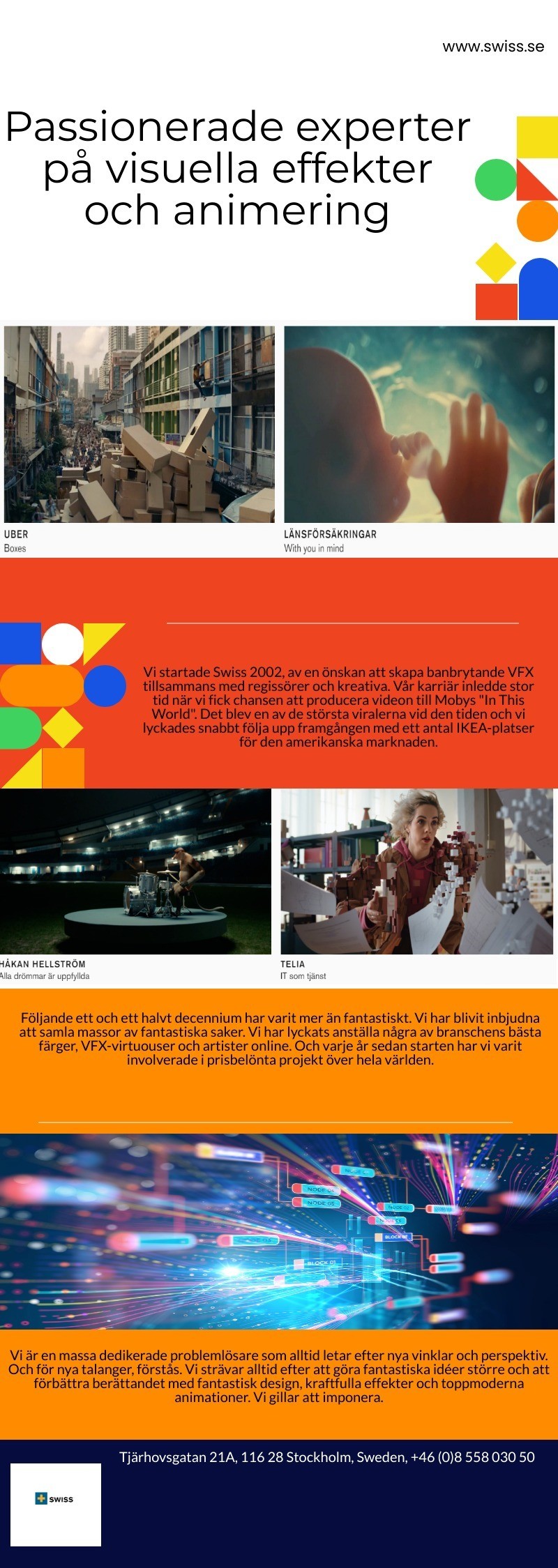 Passionerade experter på visuella effekter och animering