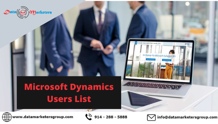 Get To Know How Our Microsoft Dynamics Users List will Help You In Business Growth.