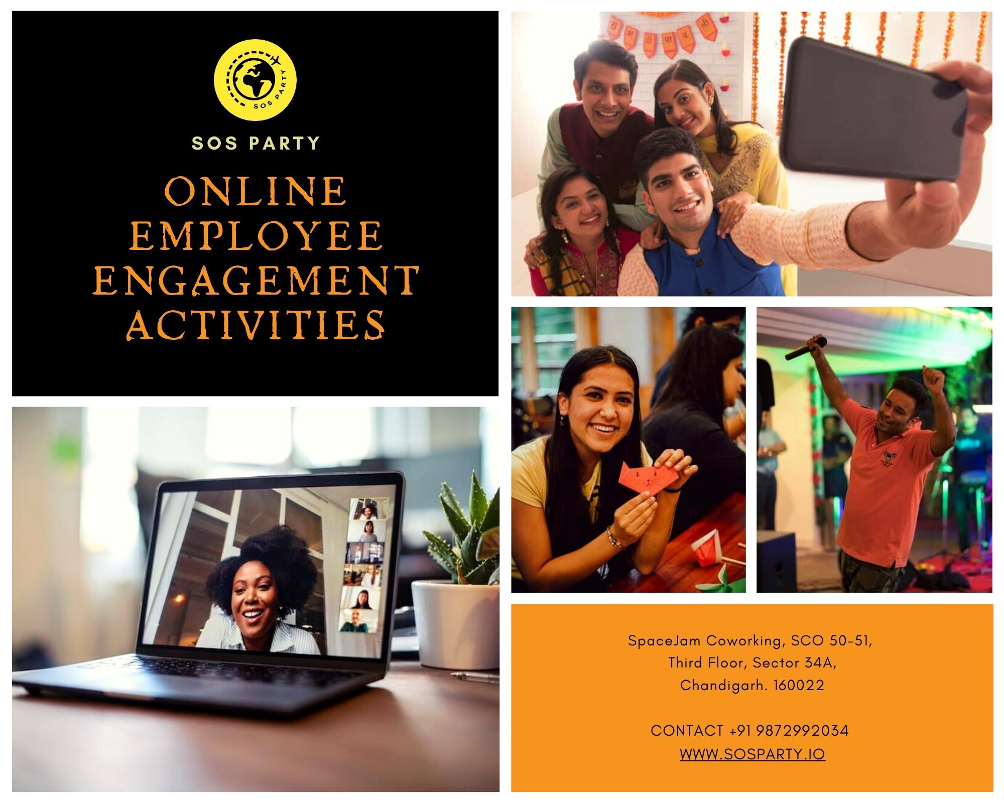 Online employee engagement activities