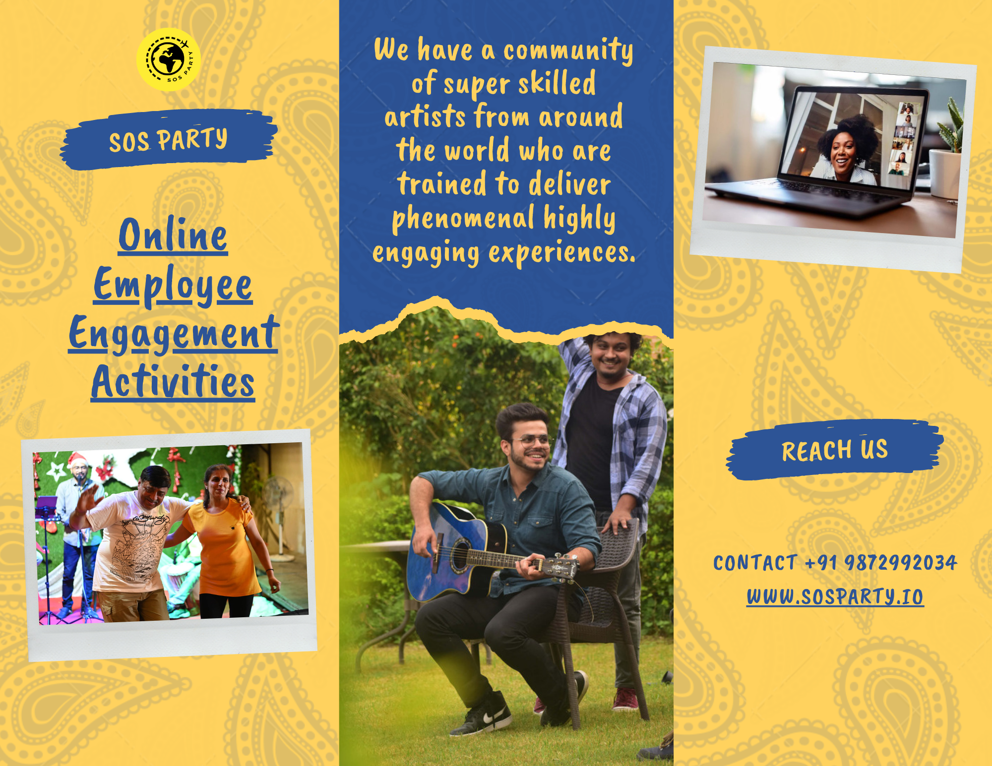 Online employee engagement activities