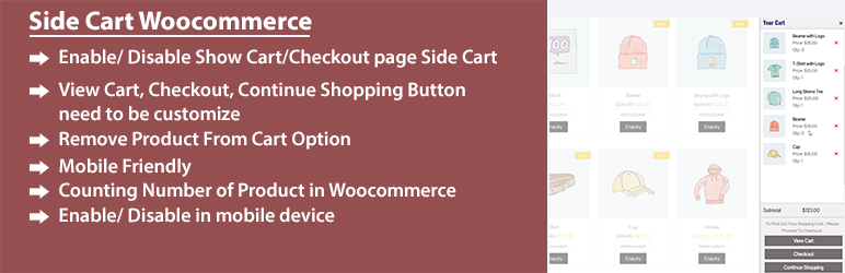 Side Cart For Woocommerce
