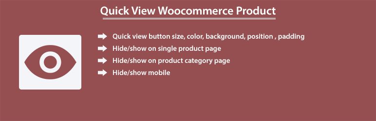Quick View Woocommerce Product