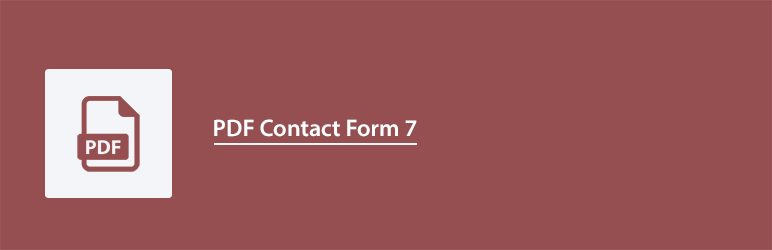 PDF Contact Form 7