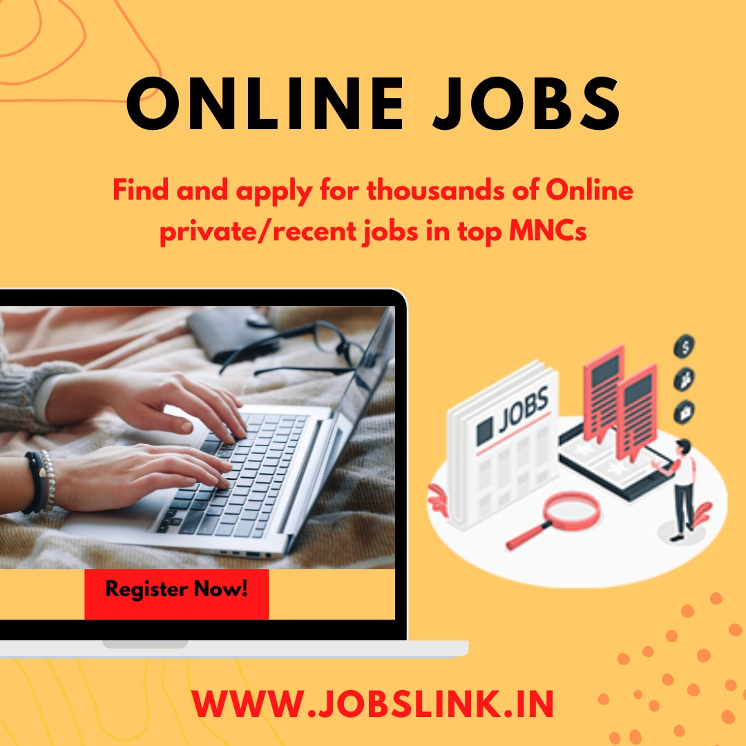 Online Jobs, Online Openings - Jobslink.in
