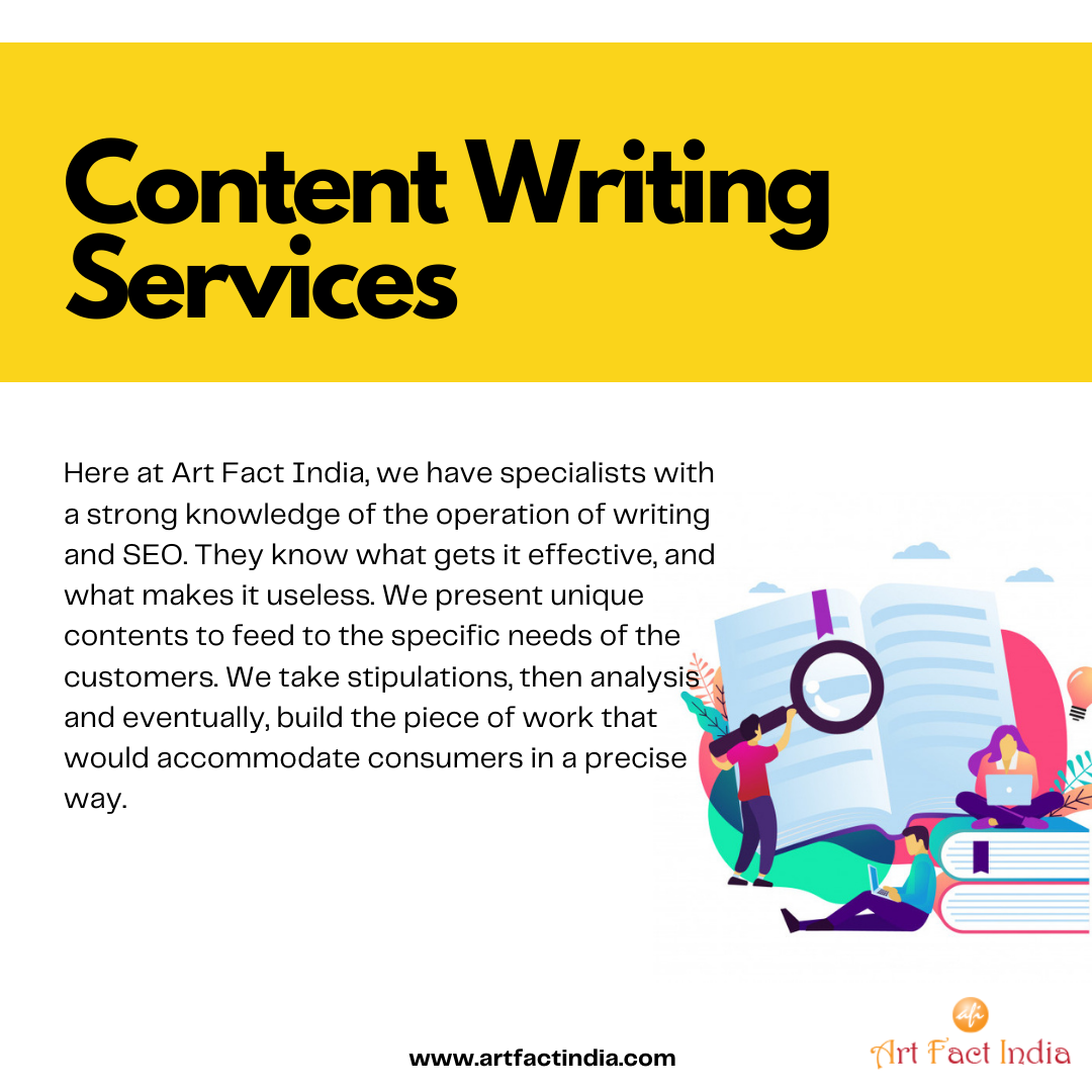Content Writing Services in India | Art Fact India