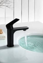 Black Single Hole Bathroom Faucet