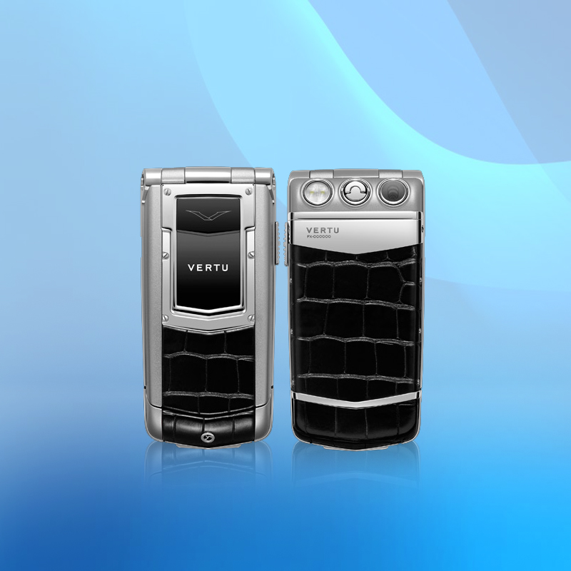 Vertu Ayxta Flip | Black B& Silver | Vertu Phone India
