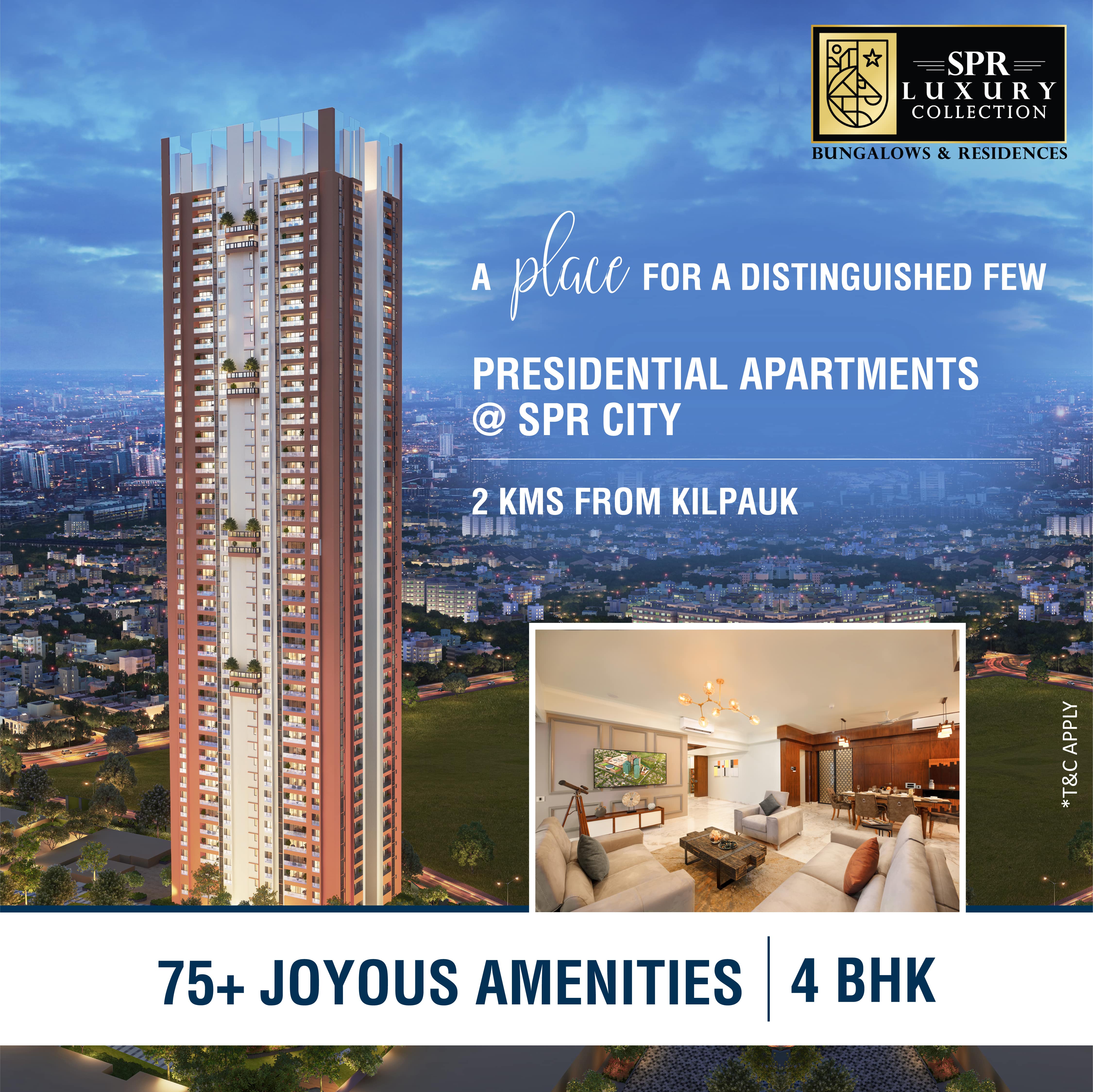 Luxury apartments in Chennai | Apartments for sale in perambur – SPR India