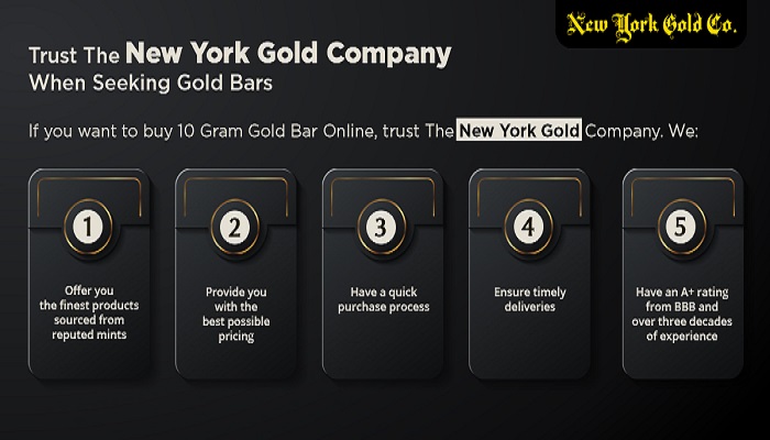 Trust The New York Gold Company When Seeking Gold Bars