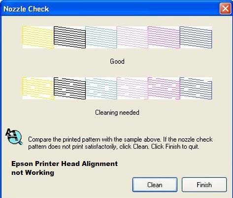 Why Epson Printer Head Alignment not Working