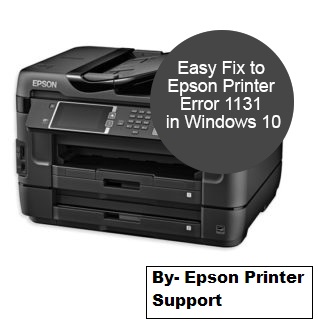 How to Fix Epson Printer Error 1131