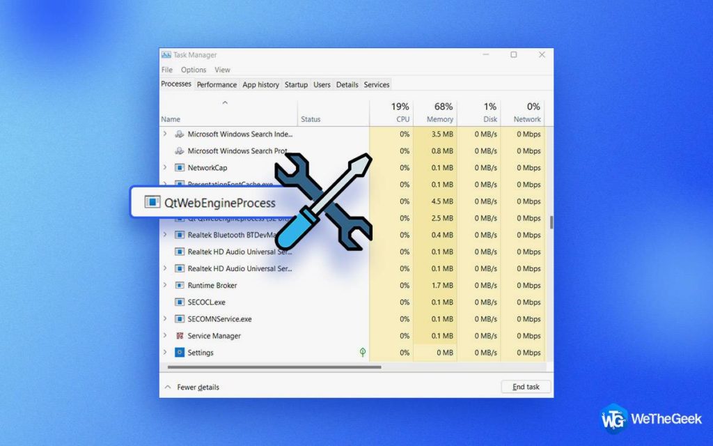 Is QtWebEngineProcess a malware?
