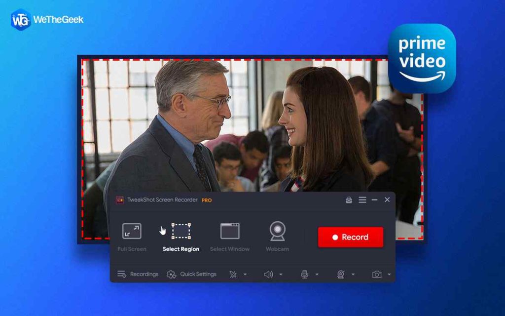 How do I save videos from Amazon Prime?