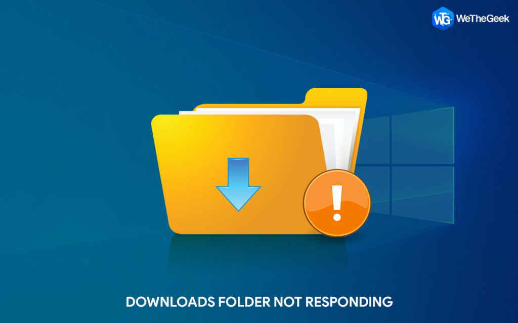 Why is my Downloads folder not loading?