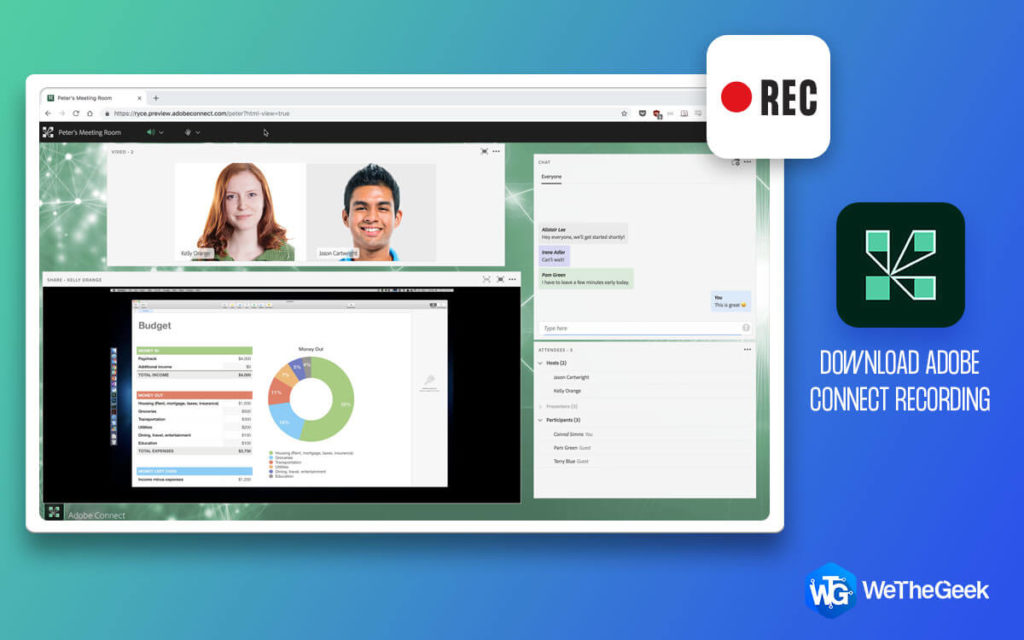 Where is Adobe Connect recording?