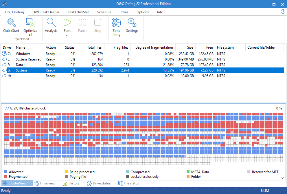 What can I do with smart DeFRaG on my computer?