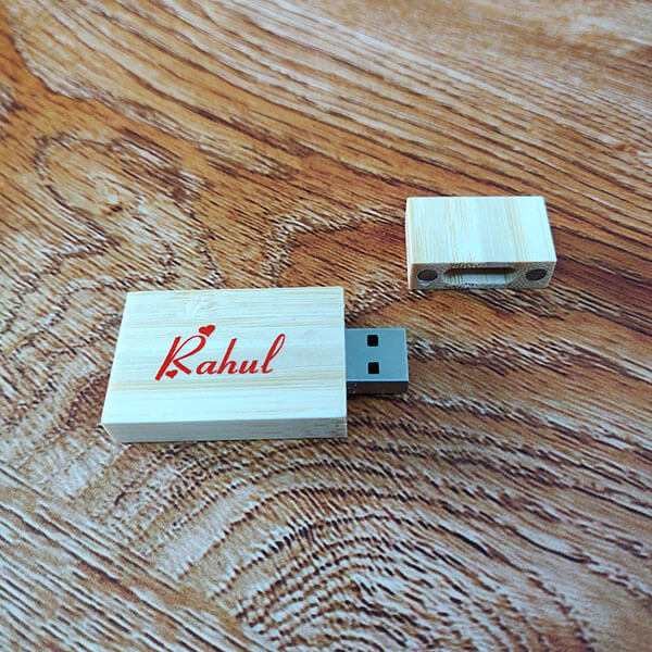 Online Choose Wooden Pendrive For Kids and Brothers