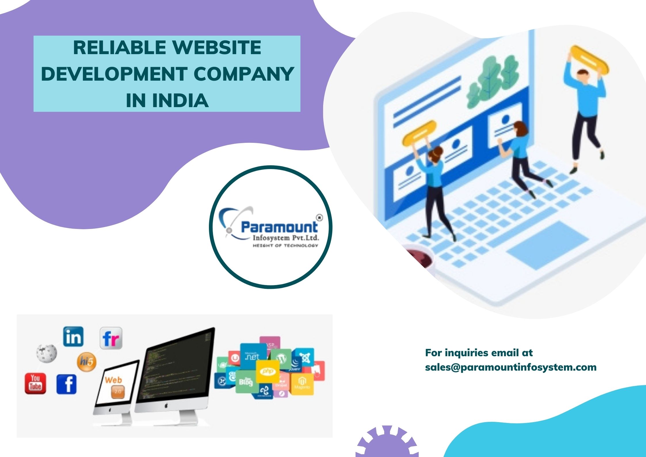 Reliable Website Development Company in India