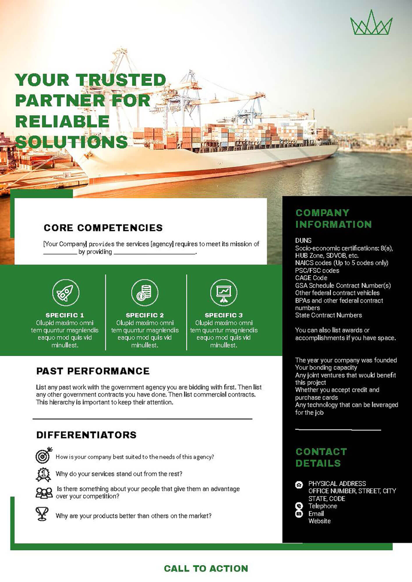 Get Most Attractive Capability Statement Template