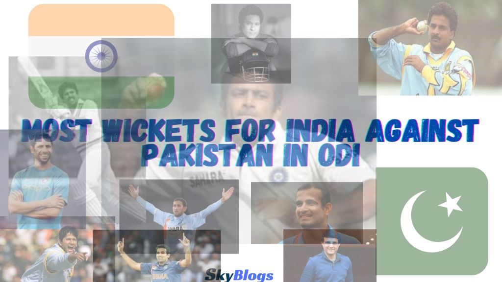 Most Wickets for India Against Pakistan in ODI
