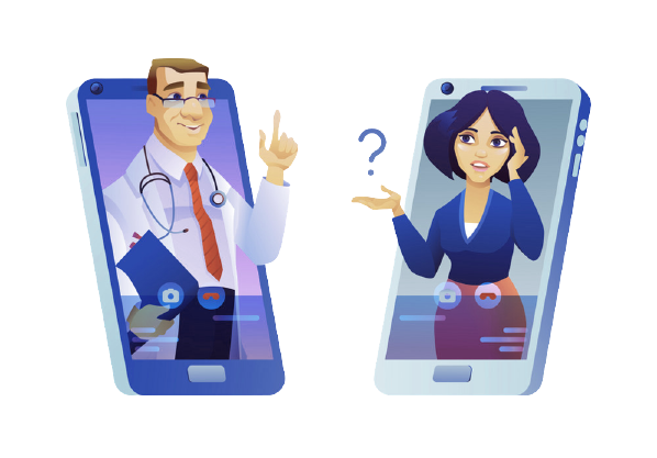 Shift your consultation services through our telemedicine app