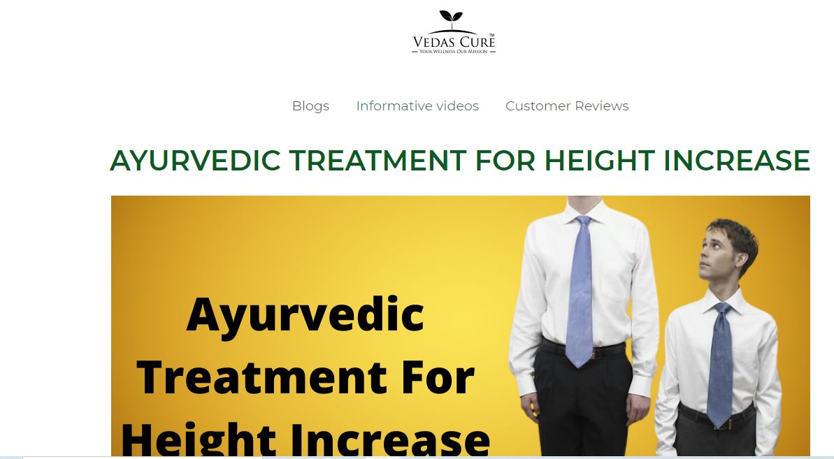 Ayurvedic treatment for height increase