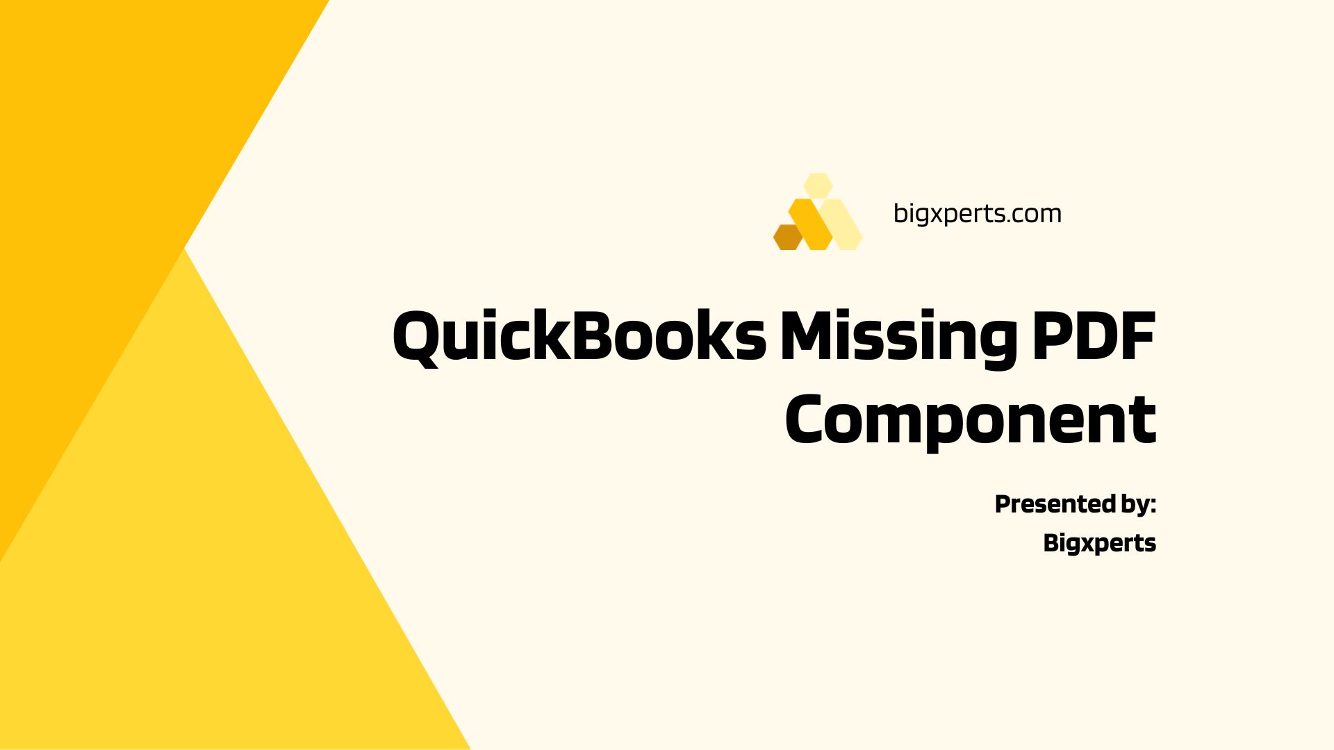 Understanding and Fixing QuickBooks Missing PDF Component