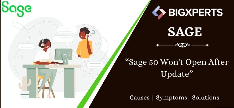 Sage 50 Won’t Open After Update Installation or Upgrade