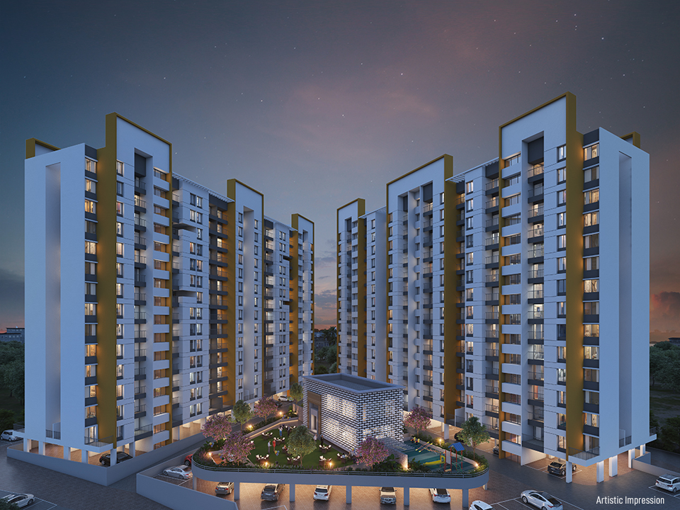 1 BHK @ 32.50 Lakhs & 2 BHK @ 43.90 Lakhs
