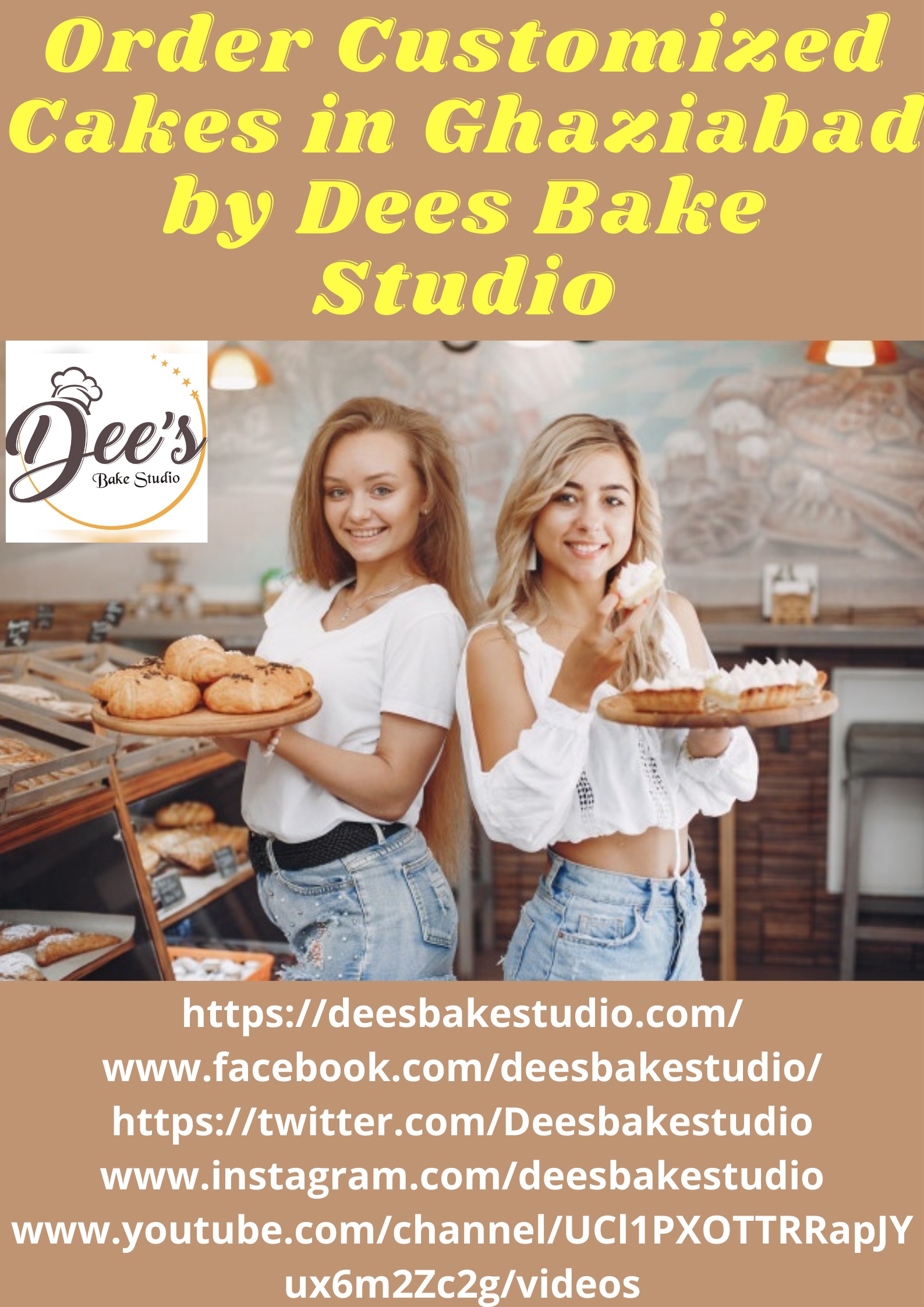 Order Customized Cakes in Ghaziabad by Dees Bake Studio