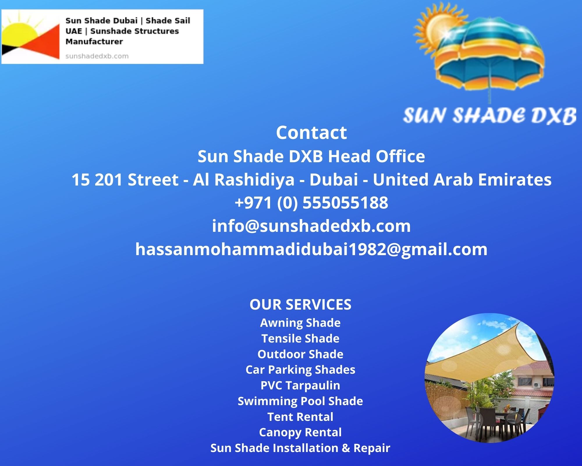 Sunshade Dubai- Your One Stop-Solution for Car Parking Shades