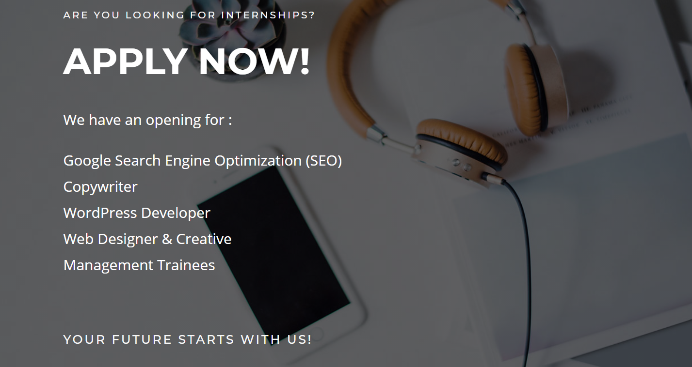 Looking for internships?
