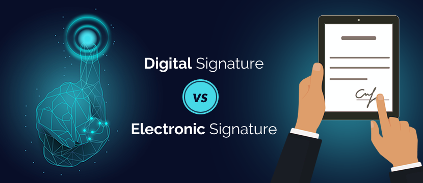 Difference Between an Electronic Signature And a Digital Signature