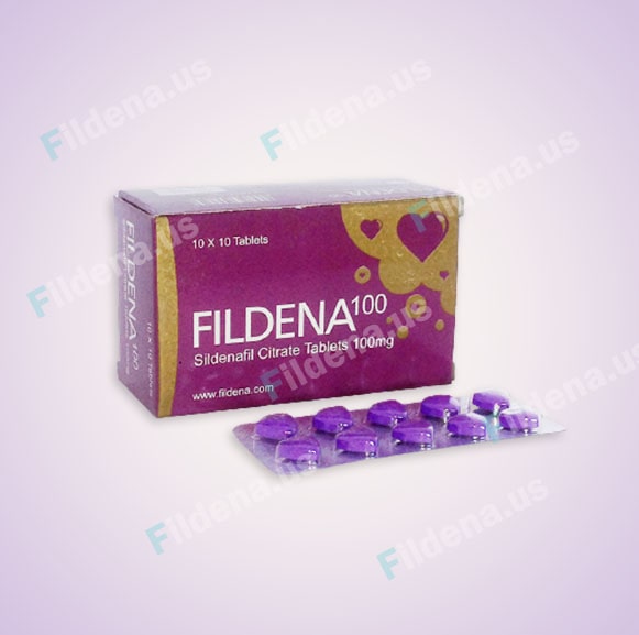 Fildena 100 "Purple Pill" works on ED