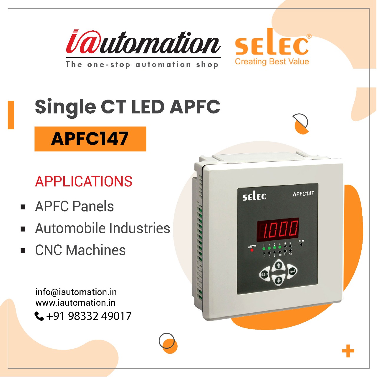 Single CT LED APFC