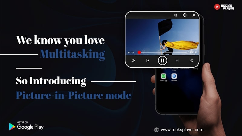 Picture-in-Picture Mode – Rocks Player