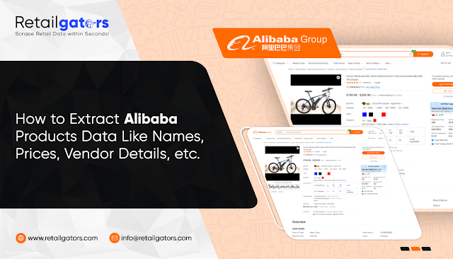 How to Extract Alibaba Products Data Like Names, Prices, Vendor Details, etc?