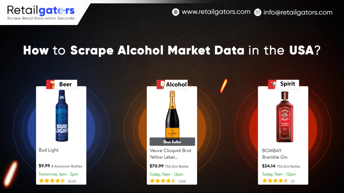 How to Scrape Alcohol Market Data in the USA?