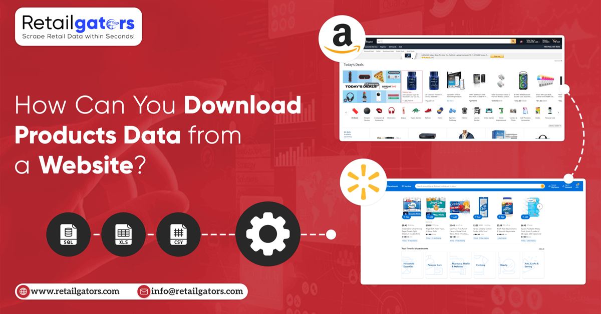 How Can You Download Products Data from a Website?